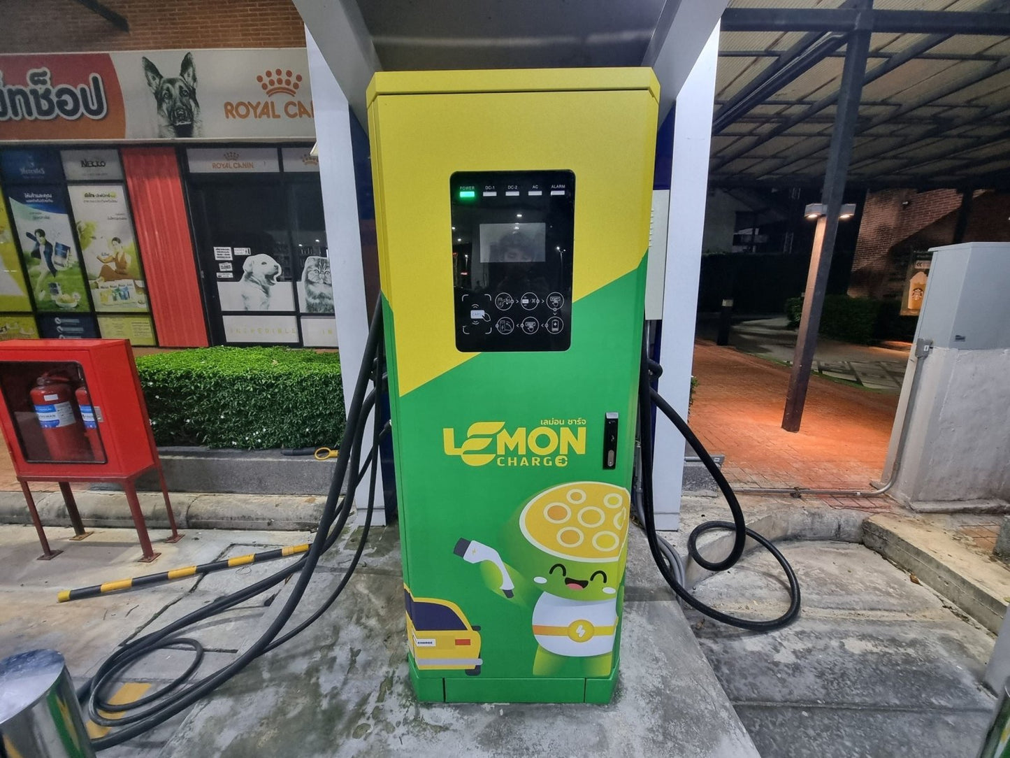 Decorative Wrap EV Charging STATION 