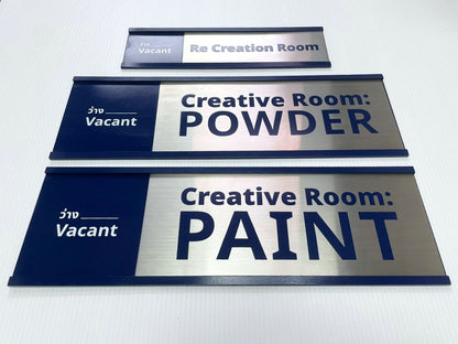 changeable room sign